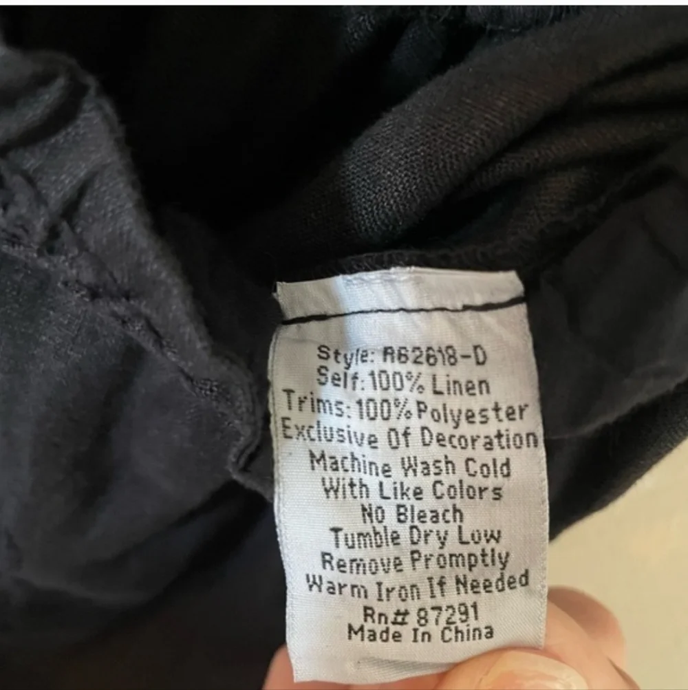 Johnny Was Linen Pants, L, EUC - Picture 3 of 5